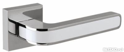 Ручка раздельная Fuaro NEO DM CP/WH-19 хром/белый