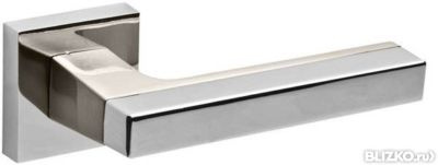 Ручка раздельная Fuaro FLASH DM CP/SN-8 хром/матовый никель