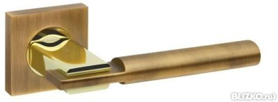 Ручка раздельная Fuaro JAZZ KM AB/GP-7 бронза/золото