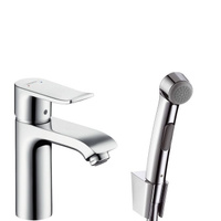 Cмеситель Для Metris Раковины С Гигиенической Лейкой Hansgrohe