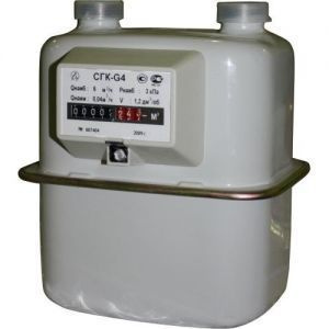 Счетчик газа бытовой СГК - G4 вертикальный М33*1,5