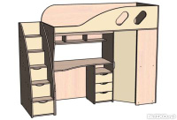 Школьник комплекс. Типовой набор мебели. Детская кровать чердак со столом беленый дуб. Комплексы школьника. Сборка подростковый комплекс кровать.