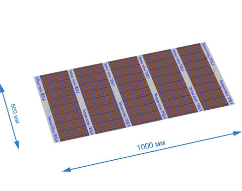 Тёплый пол "TESLA" 230 Вт / 0,5 м2