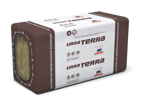 Теплоизоляция URSA TERRA PN36 1250х610х50 мм 7,62 м2