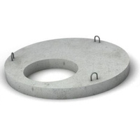 Бетонная крышка кольца 1 метр