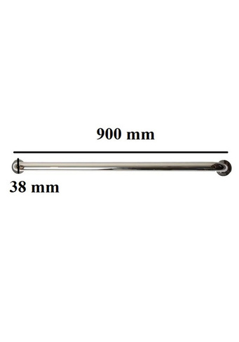 Поручень прямой настенный 900мм, код 18-1-16
