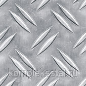 Лист алюминиевый рифлёный (квинтет) 2,0х1200х3000 мм