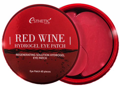Гидрогелевые патчи для глаз с экстрактом красного вина Red Wine Hydrogel Eye Patch Esthetic House (Корея)