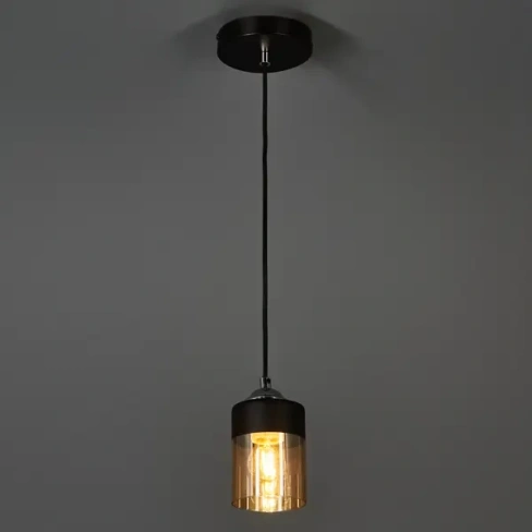 Светильник подвесной Inspire Amber 1 лампа 3 м² цвет черный INSPIRE Отсутствует