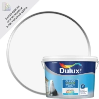 Краска фасадная Dulux Classic Colour матовая цвет белый база А 9л DULUX None