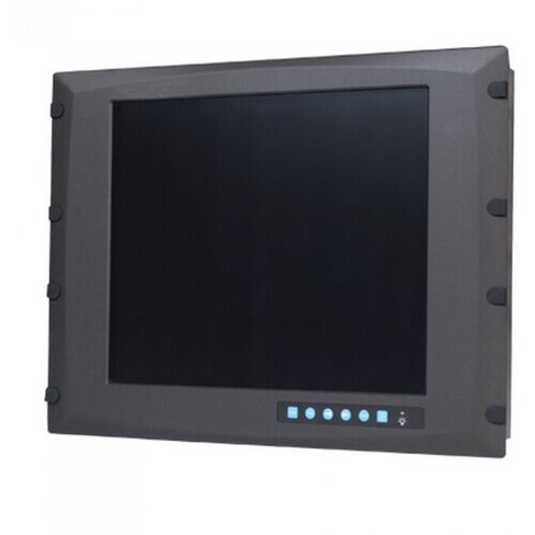 Advantech FPM-3171G-R3BE 8U Rackmount 17" SXGA Industrial Monitor with Resistive Touchscreen, Direct-VGA and DVI Ports,