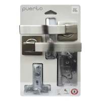Дверные ручки Puerto SET521-02 5-45, без запирания, цвет никель PUERTO SET 521-02 5-45PL 2S SN/NP