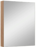 Шкаф зеркальный навесной Лада 50 графит лиственница RUNO