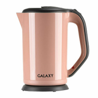 Чайник электрический Galaxy GL 0330, пластик, колба металл, 1.7 л, 2000 Вт, розовый GALAXY LINE