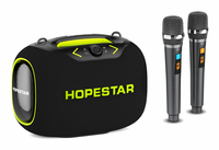 Колонка Hopestar Party Box с двумя микрофонами 120Вт Черный
