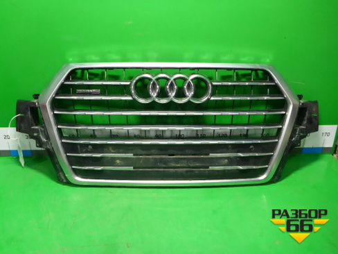 Решетка радиатора (до 2019г под парктроник) (4M0853651F) Audi Q7 c 2015г