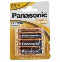Батарейка Panasonic LR6 Alkaline BP/4/4/240 упак. 4шт, 1-073 PANASONIC