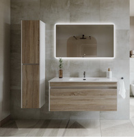 Мебель для ванной Sancos Smart 120-1 дуб бардолино/белая