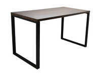 Письменный стол DQ Posto, (разборный) Орех Кантри / Черный, металл, 1300 мм