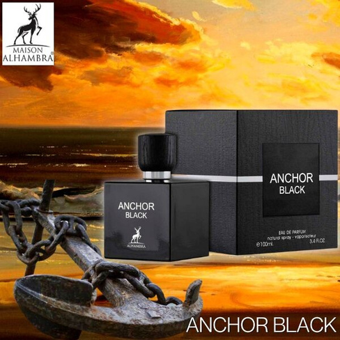 Мужская парфюмерная вода Maison Alhambra Anchor Black 100 мл