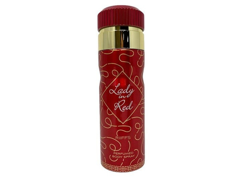 Женский парфюмированный дезодорант Lady in Red Riffs Perfumed Body Spray 200 мл