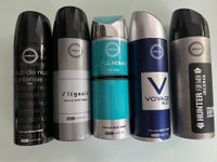 Набор из 5 мужских парфюмированных дезодорантов Lattafa 5 ароматов по 200 мл