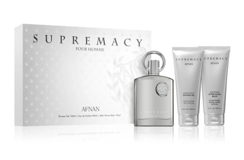 Мужской парфюмерный набор Afnan Perfumes Supremacy Silver