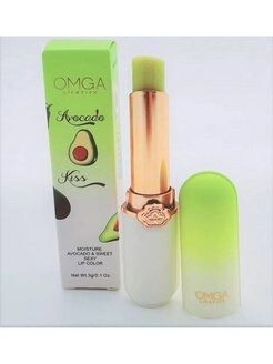 Комплект из 3 ухаживающих бальзамов для губ OMGA с авокадо