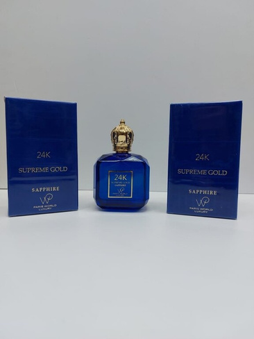 Женская парфюмерная вода Paris World 24K Supreme Gold Sapphire 100 мл