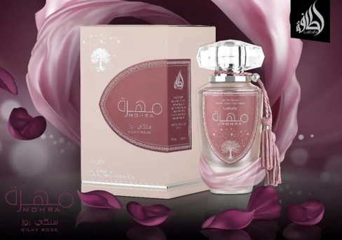 Женская парфюмерная вода унисекс Lattafa Mohra Silky Rose 100 мл