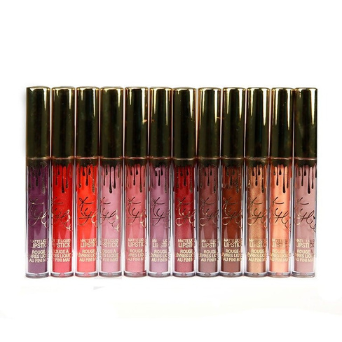 Набор из 12 Жидких помад Kylie Limited Edition Matte Liquid Lipstick