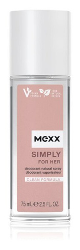 Женский дезодорант-спрей Mexx Simply For Her 75 ml