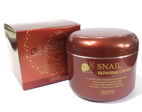 Восстанавливающий крем с муцином улитки Snail Reparing Cream, 100 гр