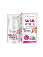 Отбеливающий крем для лица с муцином белой улитки Disaar Snail White Face Cream, 60 мл.
