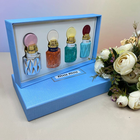 Подарочный набор женской парфюмерной воды Miu Miu 4 аромата по 20 мл