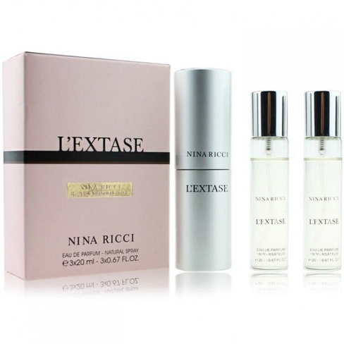 Женский парфюмерный набор Nina Ricci L Extase, 3 х 20 мл
