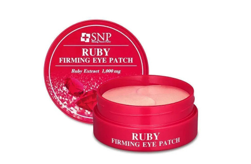 Патчи для глаз с рубиновой пудрой SNP Ruby Firming Eye Patch