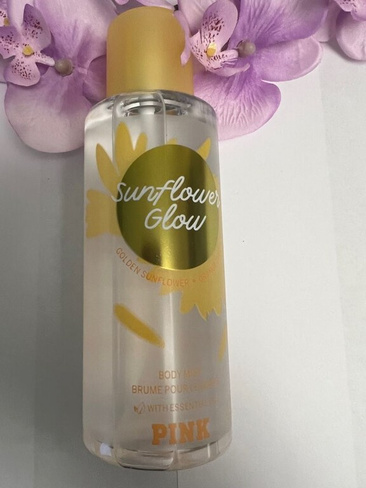 Парфюмированный Спрей для тела Victoria's Secret PINK Sunflower Glow Body Mist, 250 ml