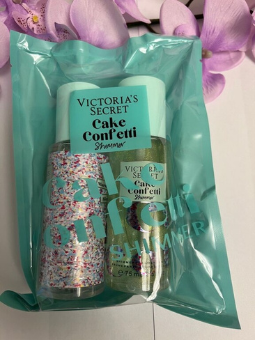Подарочный набор Спрей и спрей с шиммером Victoria's Secret Cake Confetti