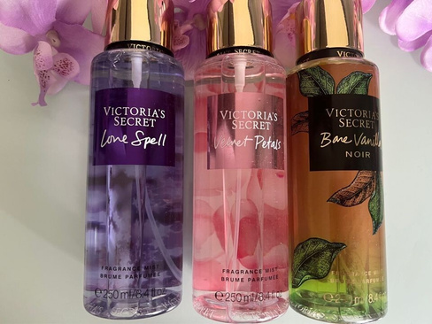 Набор парфюмированных спреев VICTORIAS SECRET 3 аромата по 250 ml