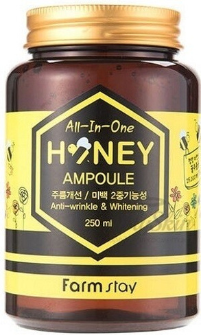 Farmstay Многофункциональная ампульная сыворотка для лица с медом HONEY All-In-One Ampoule