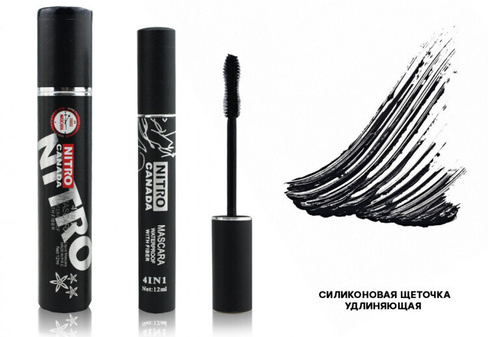 Тушь для ресниц Nitro Canada Mascara Black удлиняющая