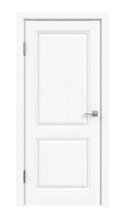 Дверь межкомнатная ДО /ДГ Каролина 1 Белая эмаль(soft) ДГ 600, 700, 800, 900 / 2000