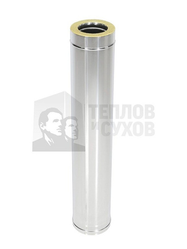Труба Термо L 1000 ТТ-Р 304-0.8/304 D250/350 с хомутом Теплов и Сухов