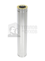 Труба Термо L 1000 ТТ-Р 304-0.5/304 D80/140 с хомутом Теплов и Сухов