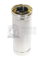 Труба Термо L 500 ТТ-Р 304-0.8/304 D180/280 с хомутом Теплов и Сухов