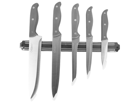 Набор ножей Maestro MR-1428 Набор ножей Maestro (6 пр. с магн. планкой)