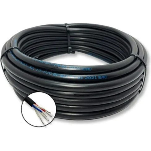 Монтажный кабель ПРОВОДНИК мкшнг(a)-ls 5x0.5 мм2, 50м