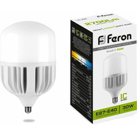 Светодиодная лампа FERON 30W 230V E27 4000K, LB-65