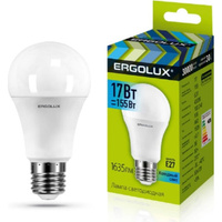 Светодиодная лампа Ergolux LED-A60-17W-E27-4K ЛОН